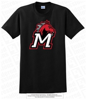 M Mustangs Logo Cotton Tee