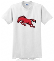 Full Mustangs 100 Percent Cotton Tee