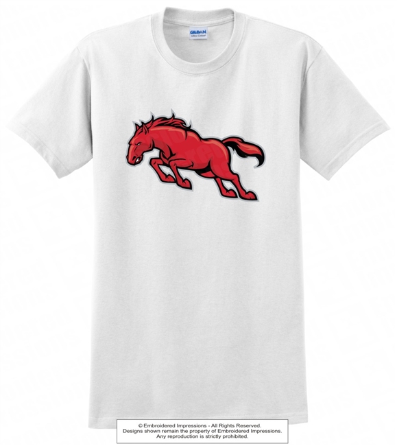 Full Mustangs 100 Percent Cotton Tee