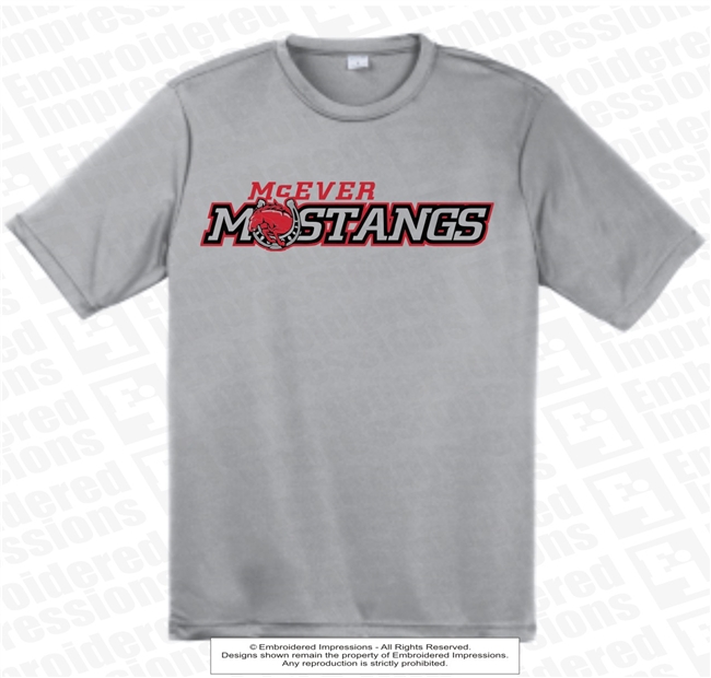 McEver Mustangs PosiCharge Tee