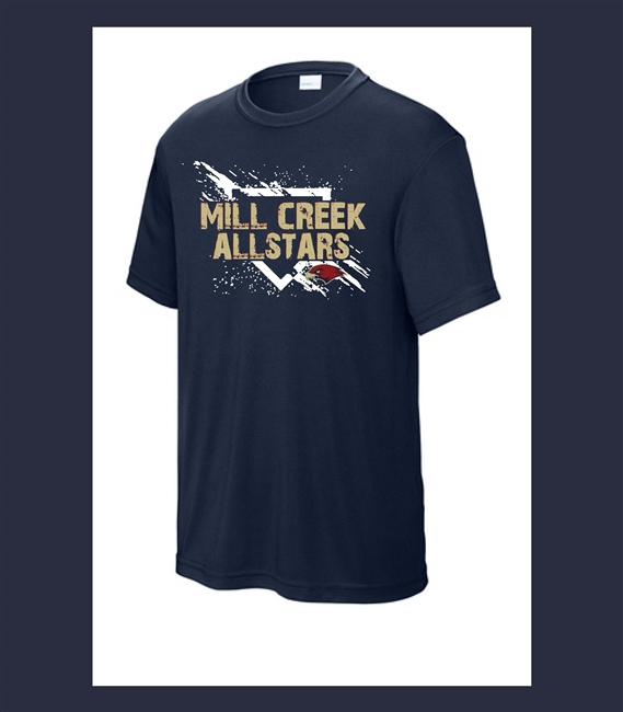 Mill Creek Allstars Baseball Dri- Fit Tee