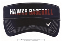 Hawks Baseball Nike Swoosh Visor