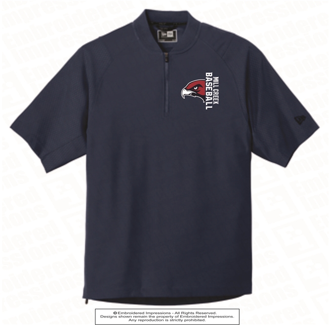 Mill Creek Baseball Short Sleeve 1/4-Zip Jacket