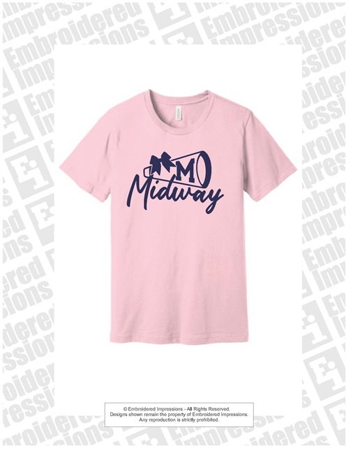 Pink Midway Megaphone Tee