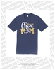 Midway Cheer Mom Glitter Letter Tee