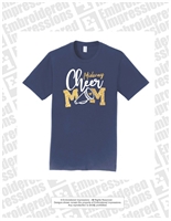 Midway Cheer Mom Glitter Letter Tee