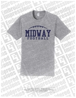 Midway Football Athletic Heather Tee