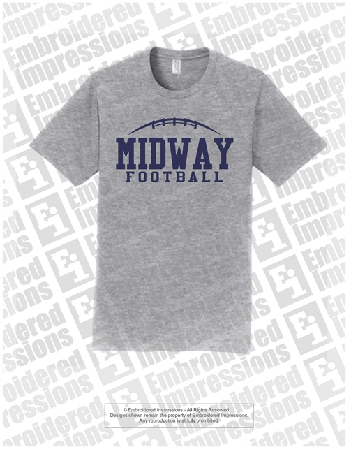 Midway Football Athletic Heather Tee