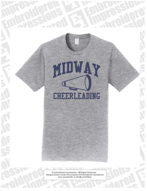 Midway Megaphone Athletic Heather Tee