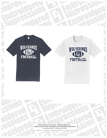 Midway Football Distressed Logo Tee