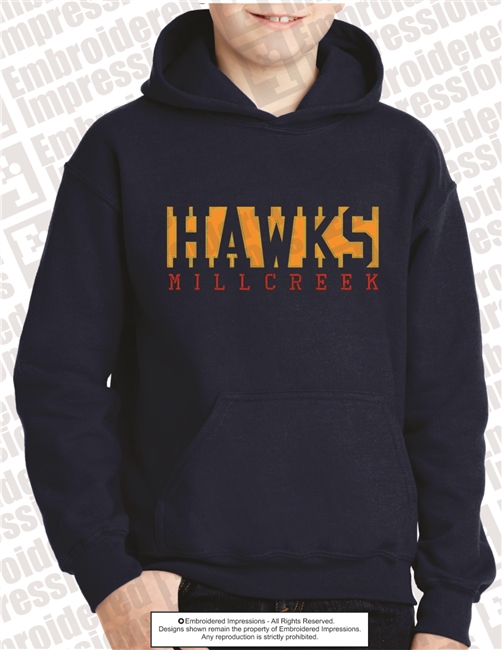 Knockout Hawks Hooded Sweatshirt