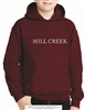 MILL CREEK Hoodie in Contrast Embroidery