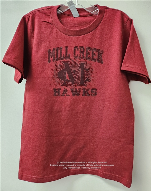 Mill Creek Hawks Logo Tee