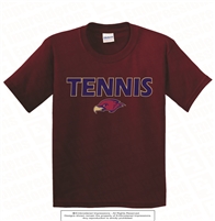 Hawks Head Logo Tennis Tee