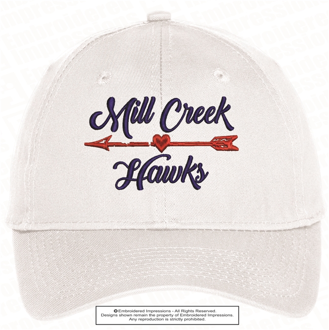 Mill Creek Hawks Arrow Heart Cap