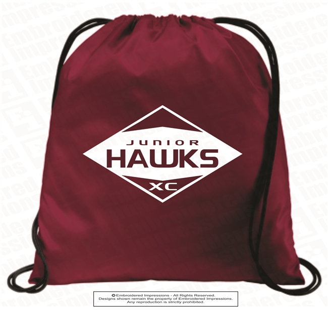 Junior Hawks Cinch Pack in Cardinal