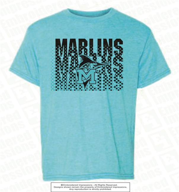 Repeated Marlins Tee
