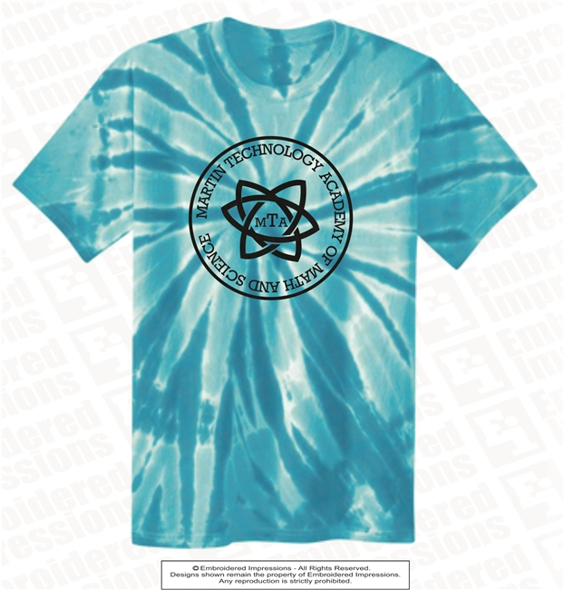 MTA Turquoise Tie Dye Tee