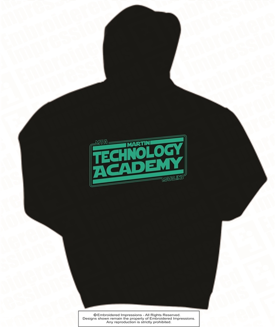 MTA TECHNOLOGY ACADEMY Hoodie in Black