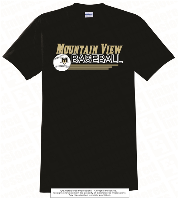 Mountain View Baseball Cotton Tee