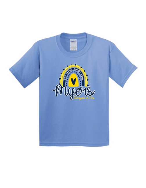 Myers Elementary Carolina Blue Tee