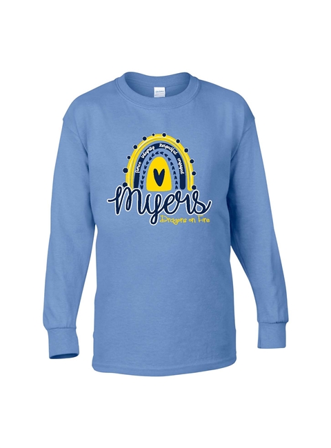 Myers Elementary Long Sleeve Carolina Blue Tee