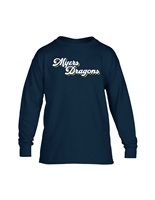 Myers Elementary Long Sleeve Navy Dragons Tee