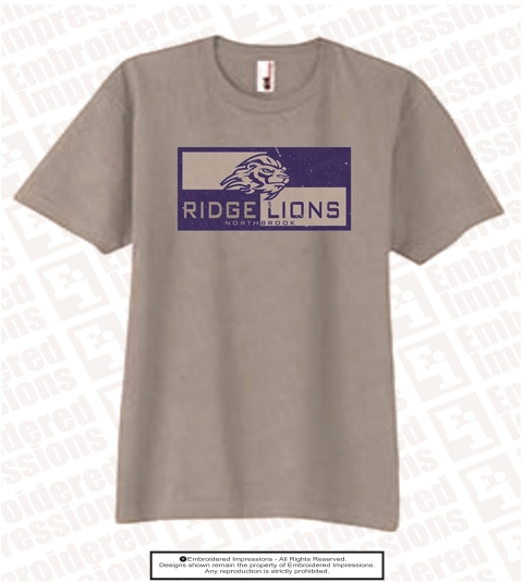 Ridge Lions Checkerboard Tee