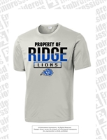 Property of Ridge Lions Dri-Fit Tee