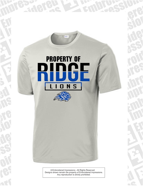 Property of Ridge Lions Dri-Fit Tee