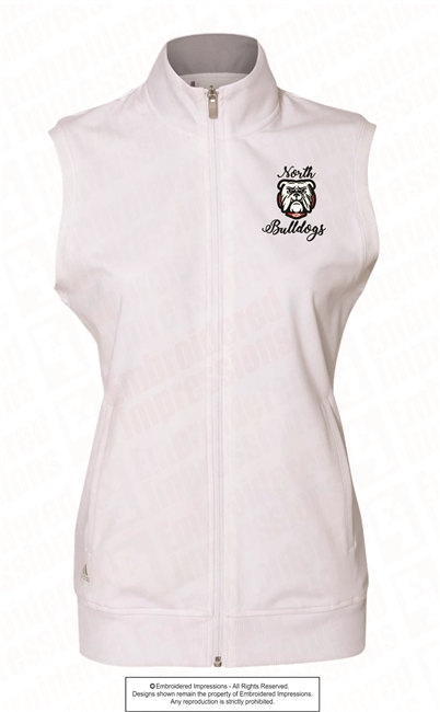 Embroidered Logo Cursive North Bulldogs Vest