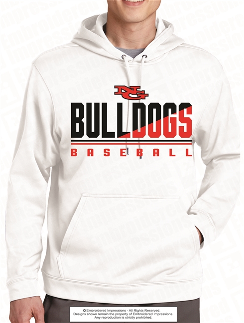 NG Bulldogs Baseball Screen Printed Hoodie