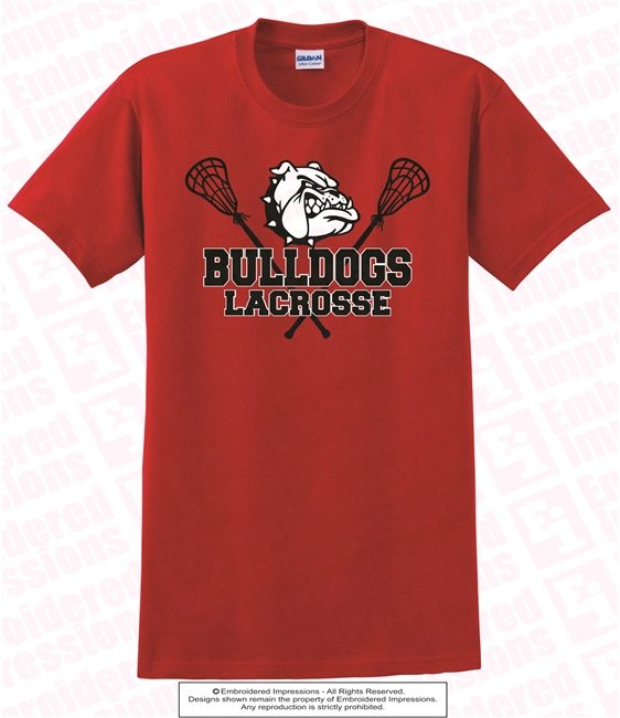 Ferocious Gwinnett Bulldog Lacrosse Tee