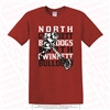 North Gwinnett Bulldog Lacrosse Player Tee