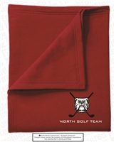 North Gwinnett Bulldogs Golf Embroidered Stadium Blanket