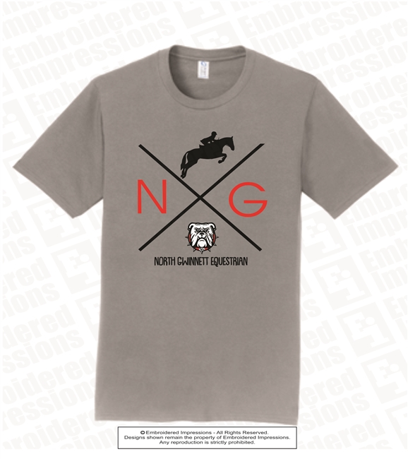 North Gwinnett Equestrian and Bulldogs Tee