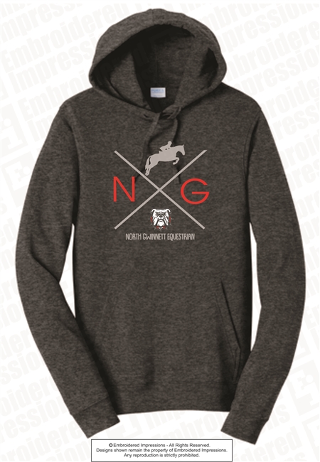 North Gwinnett Equestrian and Bulldogs Hoodie