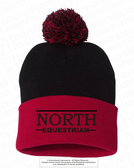 North Equestrian Pom Pom Beanie