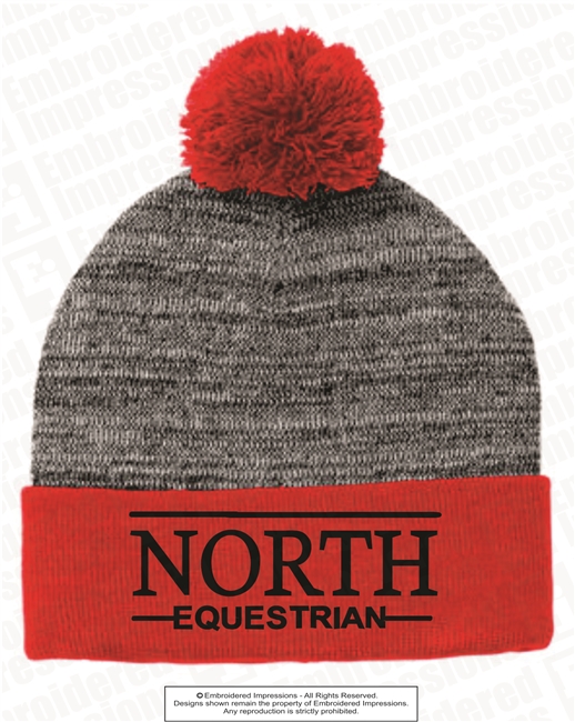 North Equestrian Pom Pom Beanie