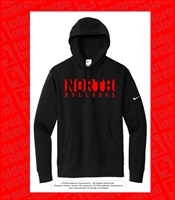 North Gwinnett Bulldogs Red Letter Hoodie