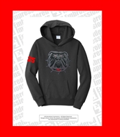 NG Bulldogs Football Embroidered Hoodie