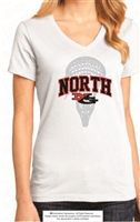 North Ladies Perfect Weight V-Neck Tee