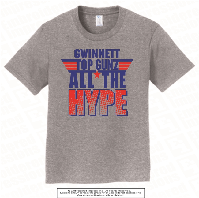 All The Hype Tee in Athletic Heather