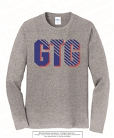 GTG Cotton Long Sleeves Tee in Athletic Heather