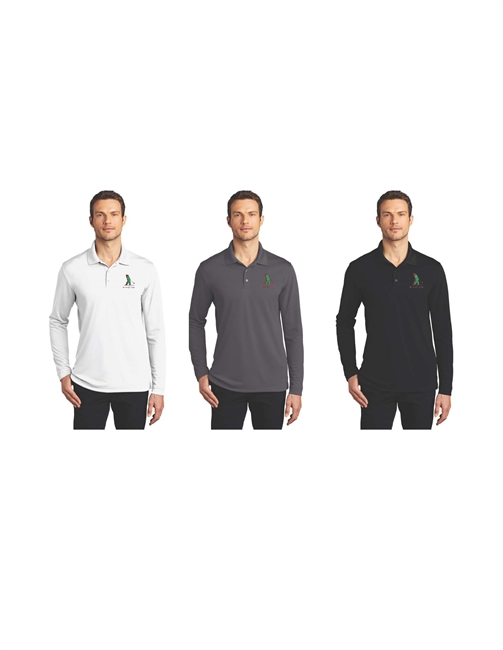 No Slice Crew UV Long Sleeve Polo