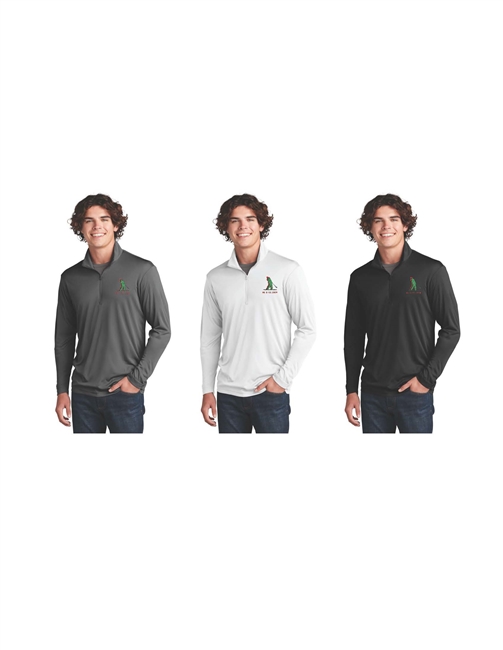 No Slice Crew Half Zip Pullover