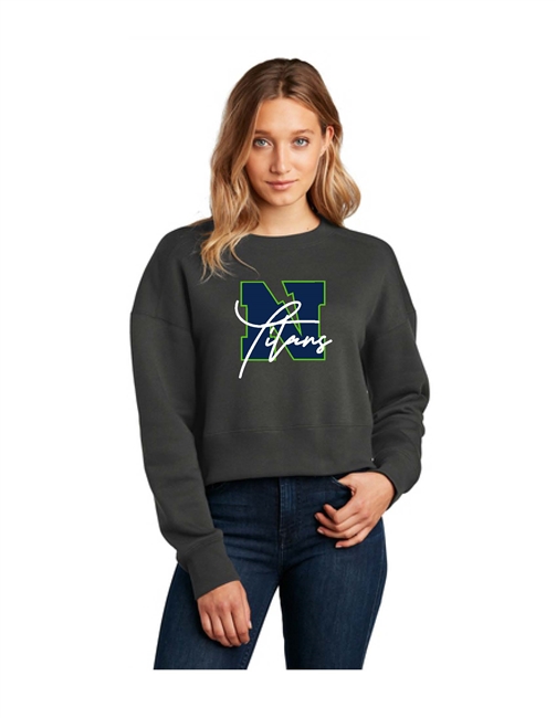 Northview Titans Crop Crewneck Sweatshirt