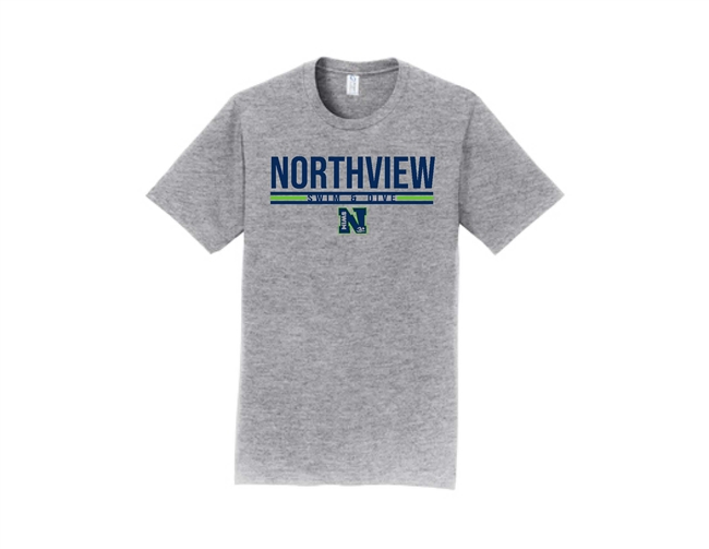 Northview Swim And Dive Heather Grey Tee