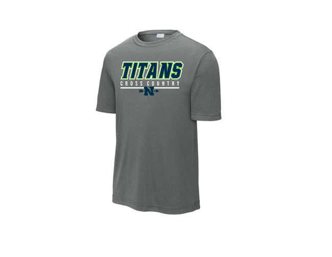 Titans Cross Country Iron Grey Heather Dri-Fit Tee