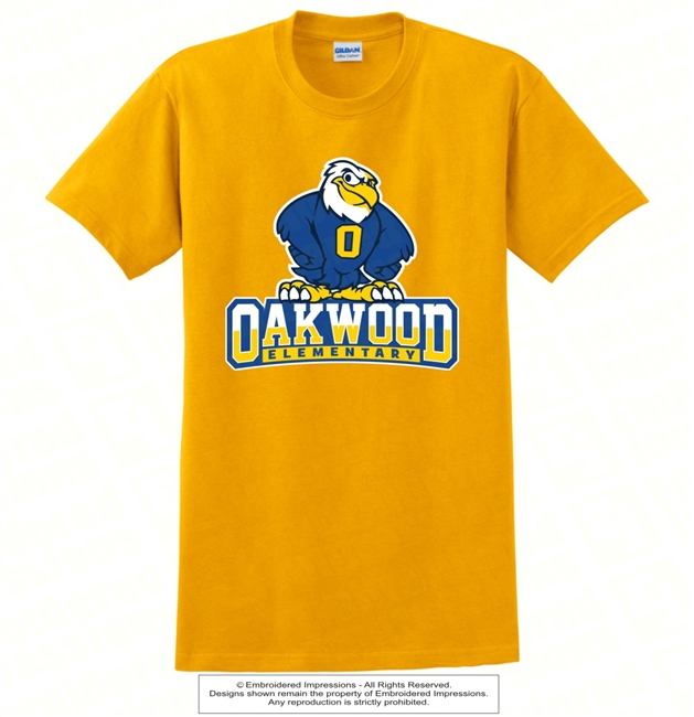 Oakwood Elementary O Eagles Cotton Tee